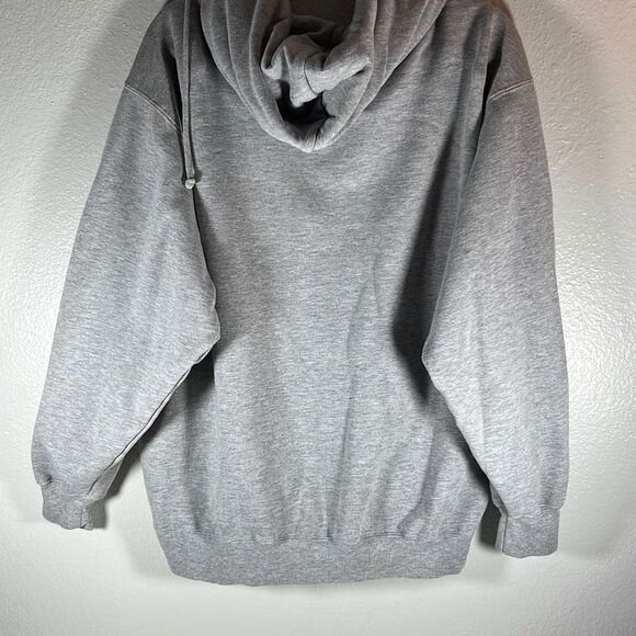 Jansport Men's Arapahoe Community College Fleece Hoodie Jacket Grey Size Large - Picture 9 of 9